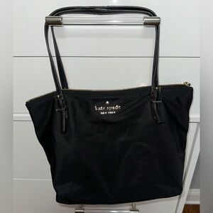 Kate Spade Watson Lane / Small Maya Nylon Tote BLACK VGUC